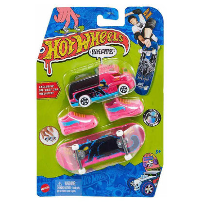 Hot Wheels Skate Tony Hawk Fingerboard & Skate Shoes with Die-Cast Vehicle (Assorted)