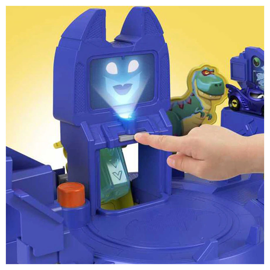 Fisher-Price DC Batwheels Bat-Big Rig Bat Camion Toy Hauler & Car