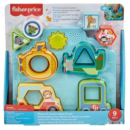 Fisher-Price Shapes & Sounds Vehicle Puzzle Sorting Toy