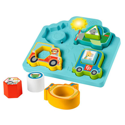 Fisher-Price Shapes & Sounds Vehicle Puzzle Sorting Toy