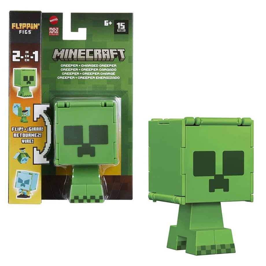 Minecraft Flippin Figs 2-in-1 Transforming Figure (Assorted)