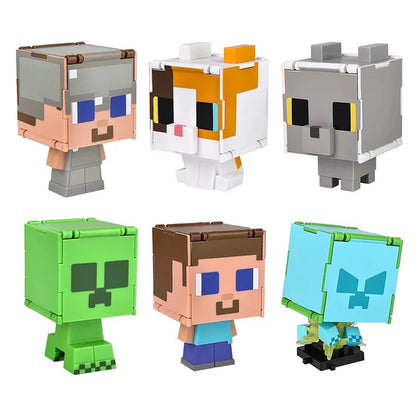 Minecraft Flippin Figs 2-in-1 Transforming Figure (Assorted)