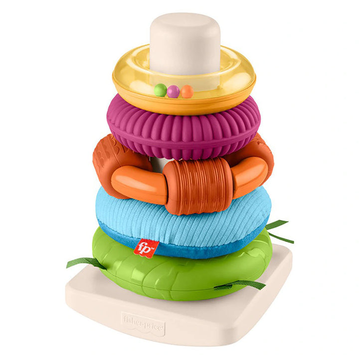 Fisher-Price Sensory Rock-A-Stack Roly-Poly Stacking Toy