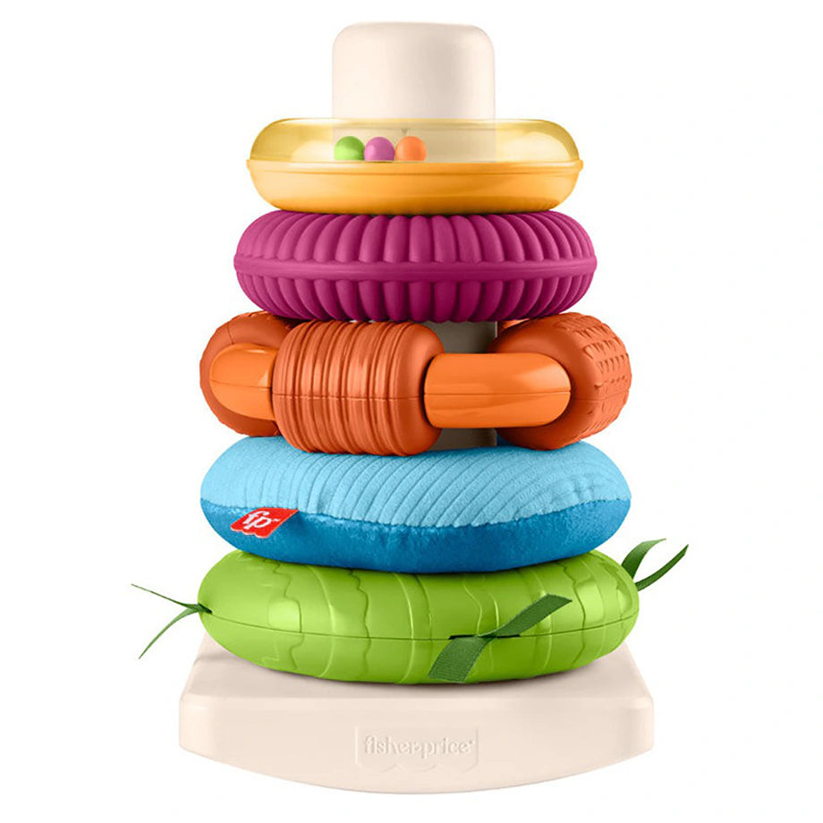 Fisher-Price Sensory Rock-A-Stack Roly-Poly Stacking Toy