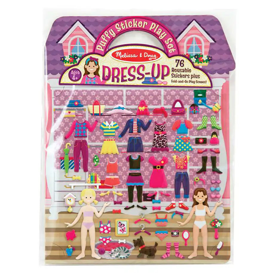 Melissa & Doug Dress-up Puffy Sticker Activity Book