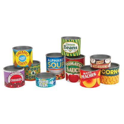 Melissa & Doug Let's Play House! Grocery Cans Set (10 Cans)