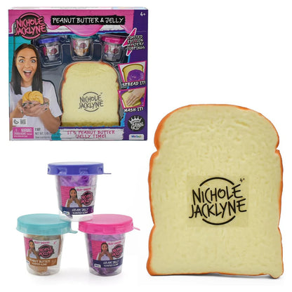 WeCool Nicole Jacklyne Peanut Butter And Jelly Slime Kit with Mystery Toppings (Assorted)