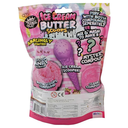 WeCool Compound Kings Ice Cream Scoops Cotton Candy Scented Slime