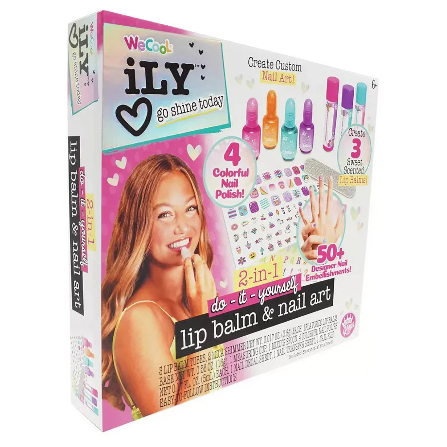 WeCool iLY DIY Lip Balm and Nail Art Set