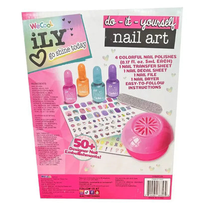 WeCool iLY DIY Nail Art With Nail Dryer Set (20 ml)
