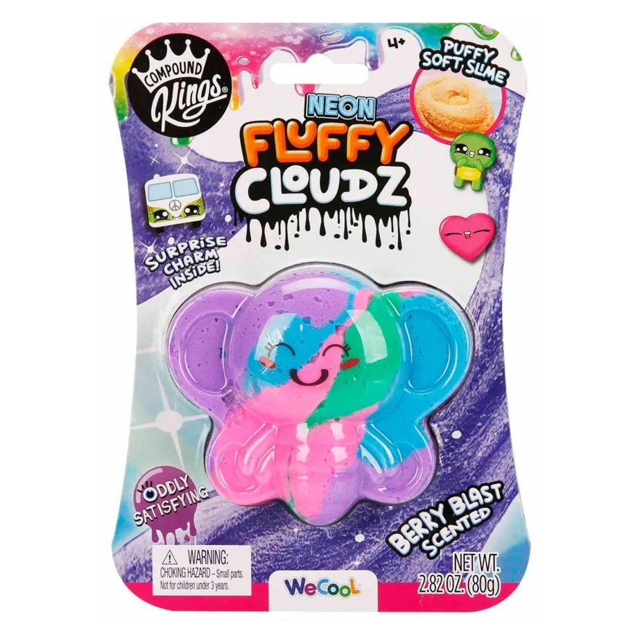 WeCool Compound Kings Neon Fluffy Cloudz Butterfly Slime (Assorted)