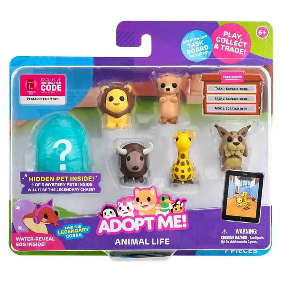 Adopt Me! Mystery Pets Multi Pack (5 cm, Pack of 6, Assorted)