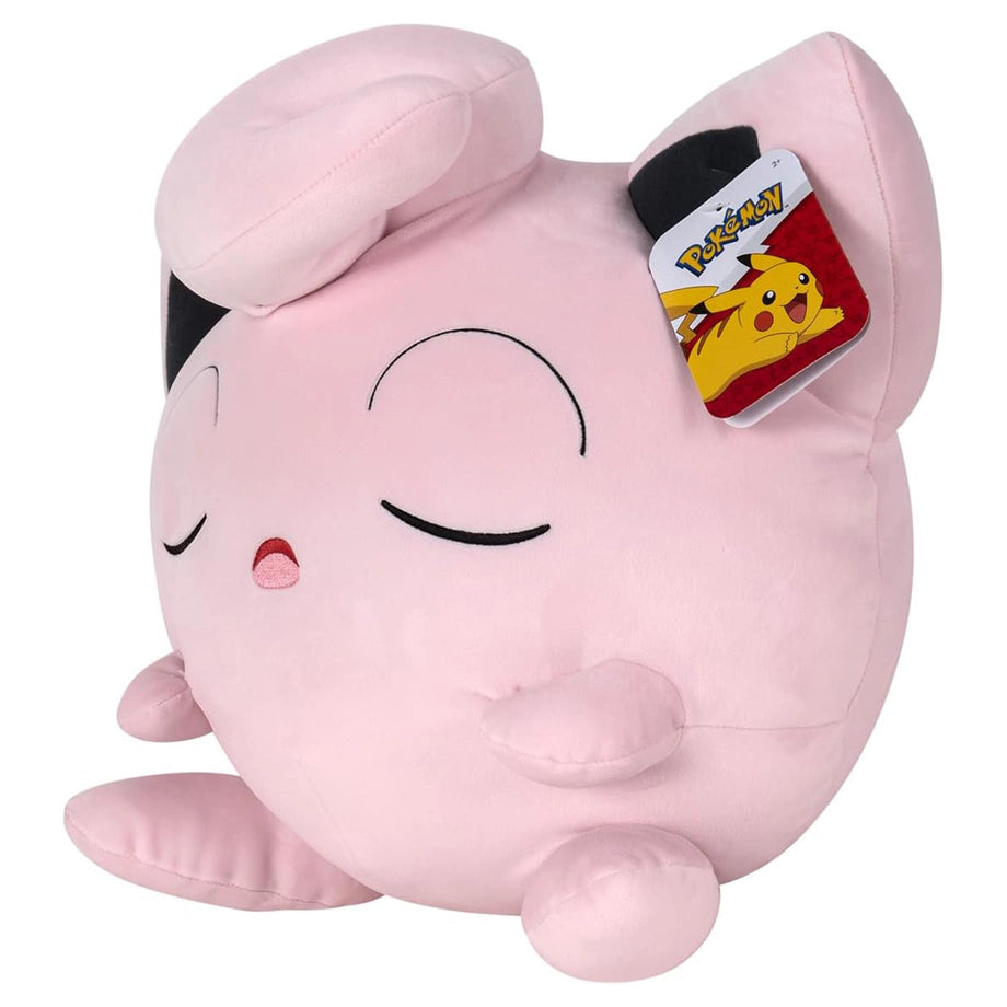 Pokemon Sleeping Jigglypuff Plush Toy (45.72 cm, Pink)