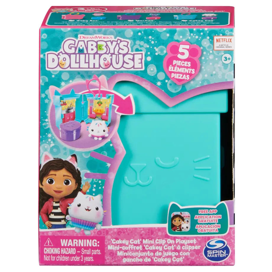 Gabby’S Dollhouse Mini Clip-On Playset (Assorted)
