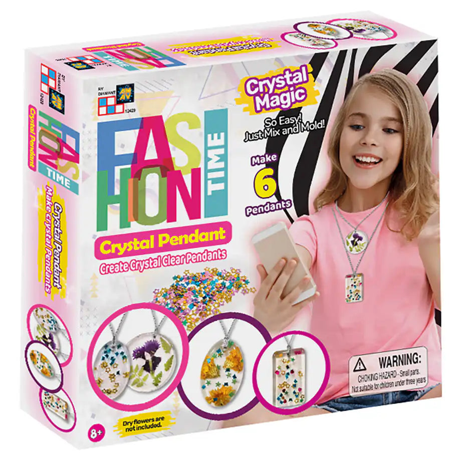 Fashion Time Crystal Magic Clear Pendant Diy Kit