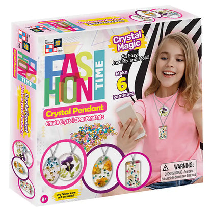 Fashion Time Crystal Magic Clear Pendant Diy Kit