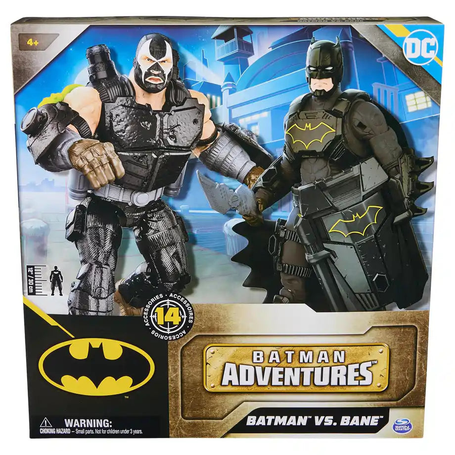 DC Batman Adventures Batman vs. Bane Action Figures Pack (30.48 cm, Pack of 2)