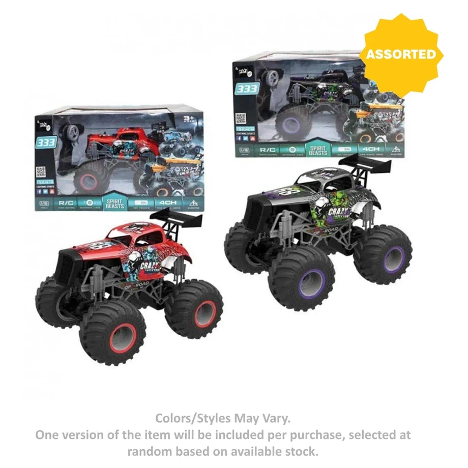 Crazon Spirit Beasts Cross-Road Monster RC Truck (1:16, Assorted)