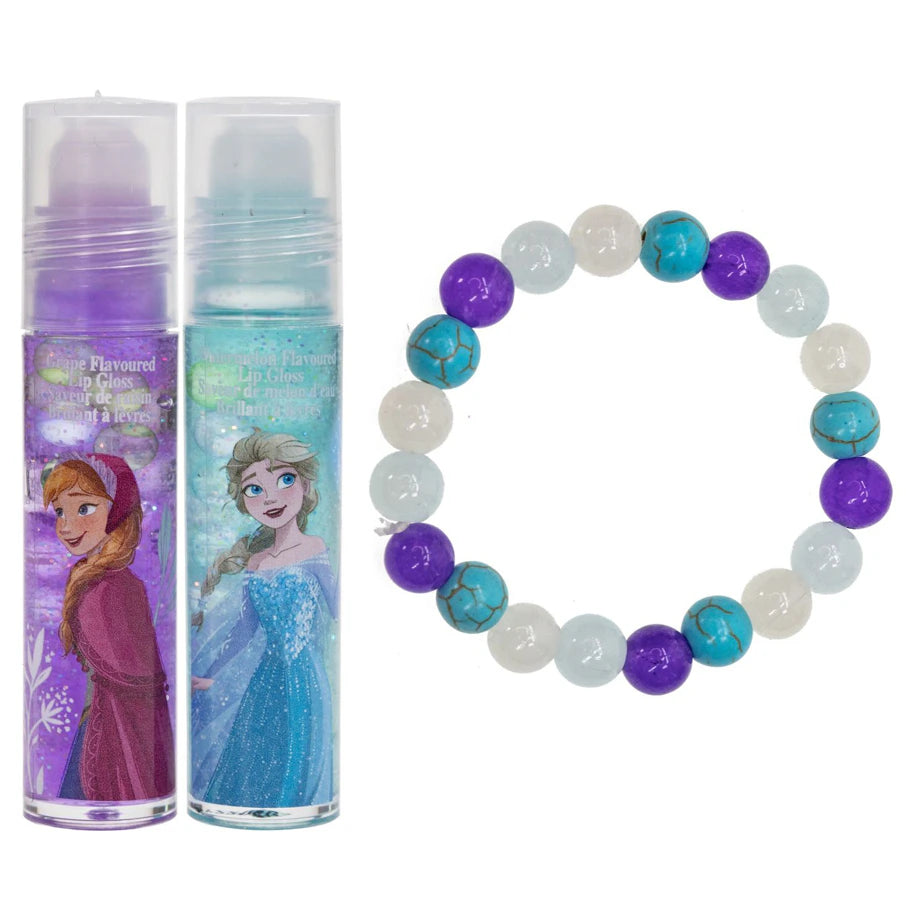 Disney Frozen Lip Gloss & Bracelet Set