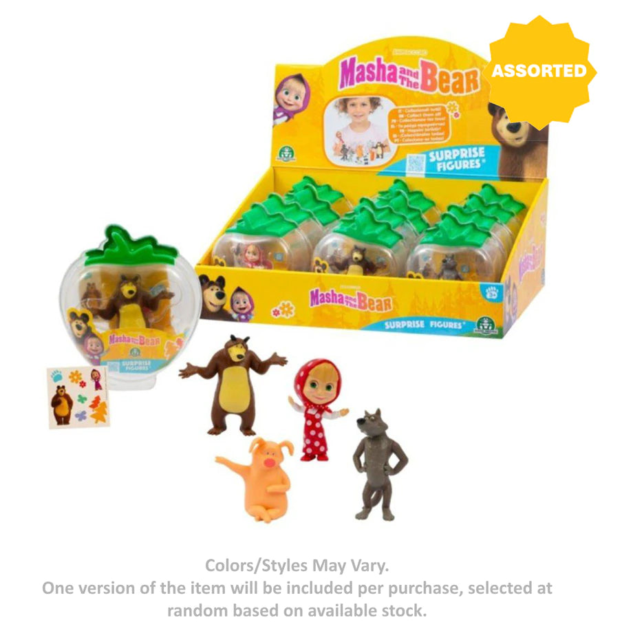 Masha and The Bear Surprise Figures 2-Pack (5-7 cm, Assorted)