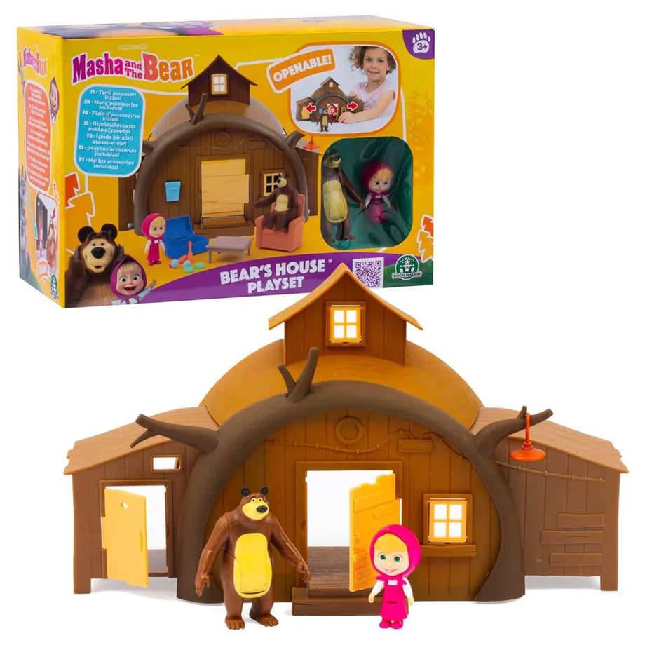 Masha and the Bear Bear’s House Playset (22 x 10 x 18 cm)