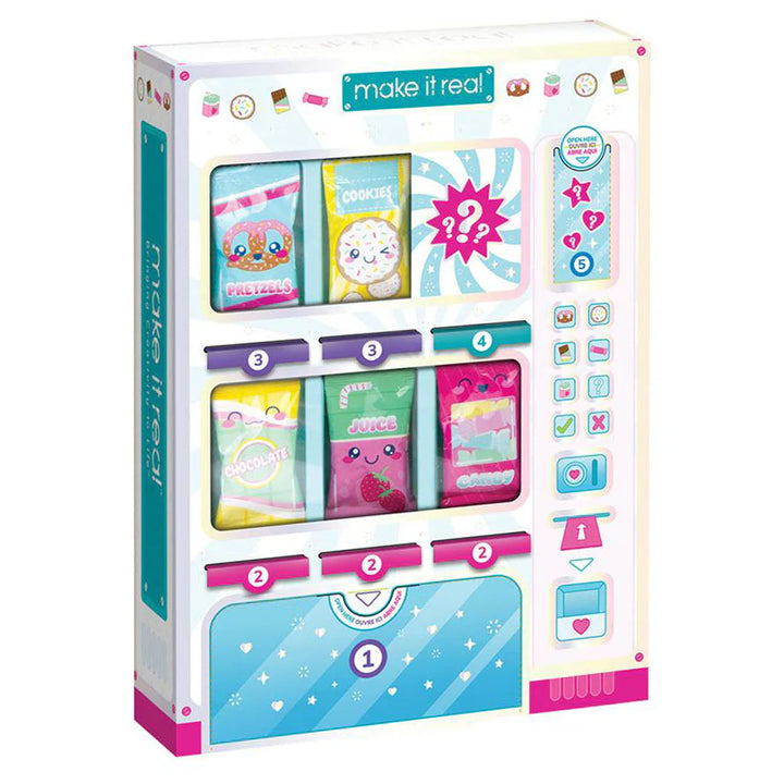 Make It Real Snackers Bracelet Kit Vending Machine Playset (242 Pieces)