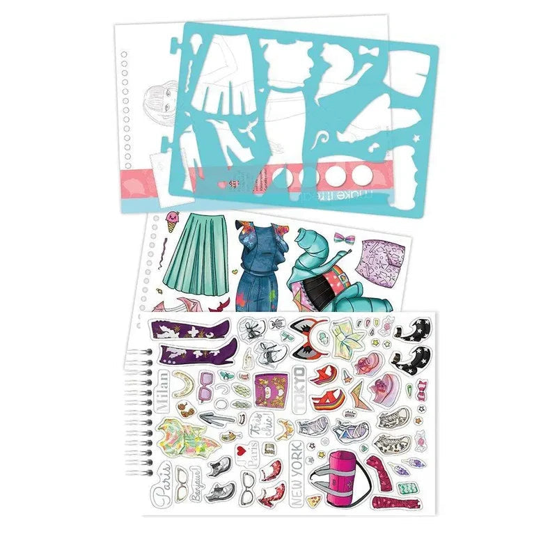Make It Real City Style Fashion Design Sketchbook (Paperback)