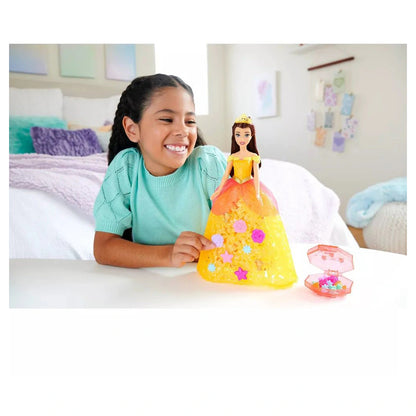 Disney Princess Flower Fashion Belle Doll Set (20 Charms)