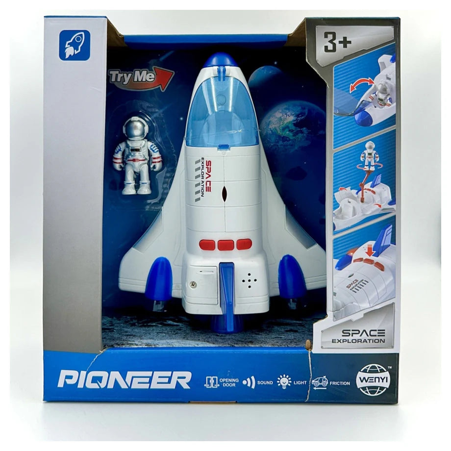 Wenyi Space Exploration Rocket with Astronaut (19.5 cm)