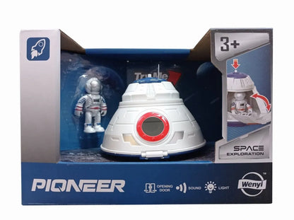 Wenyi Space Exploration Pioneer Spaceship with Astronaut Set Toys for kids