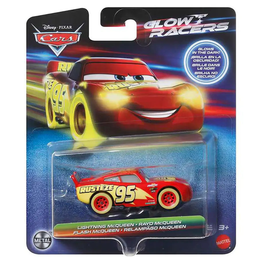 Disney Pixar Cars Glow Racers Vehicles (1:55, Assorted)