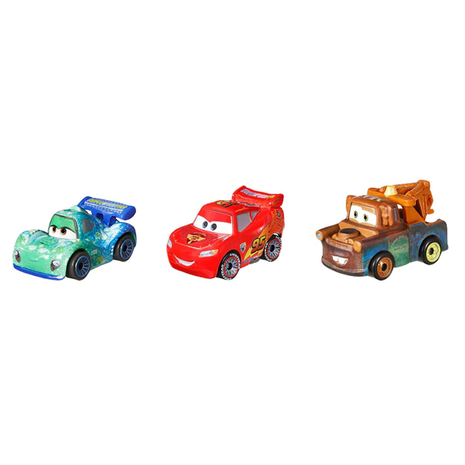 Disney Pixar Cars Mini Racers Die-Cast Car 3-Pack (Assorted)