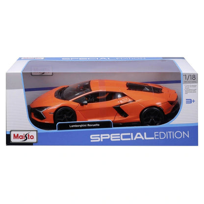 Maisto Special Edition Lamborghini Revuelto Die-Cast Car (1:18, Orange)