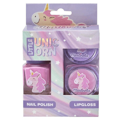Martinelia Little Unicorn Nail Polish & Lipgloss Mini Set (3 Piece)