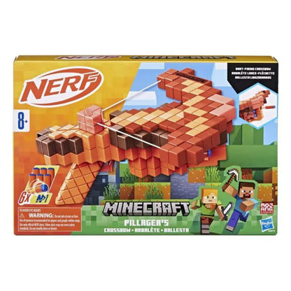 Nerf Minecraft Pillager’s Crossbow Blaster With 6 N1 Darts