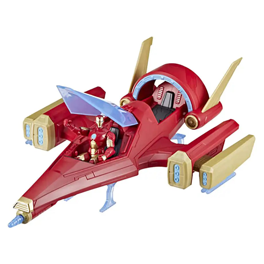 Marvel Avengers Epic Hero Series Iron Man Repulsor Blast Battle Jet (10.16 cm)