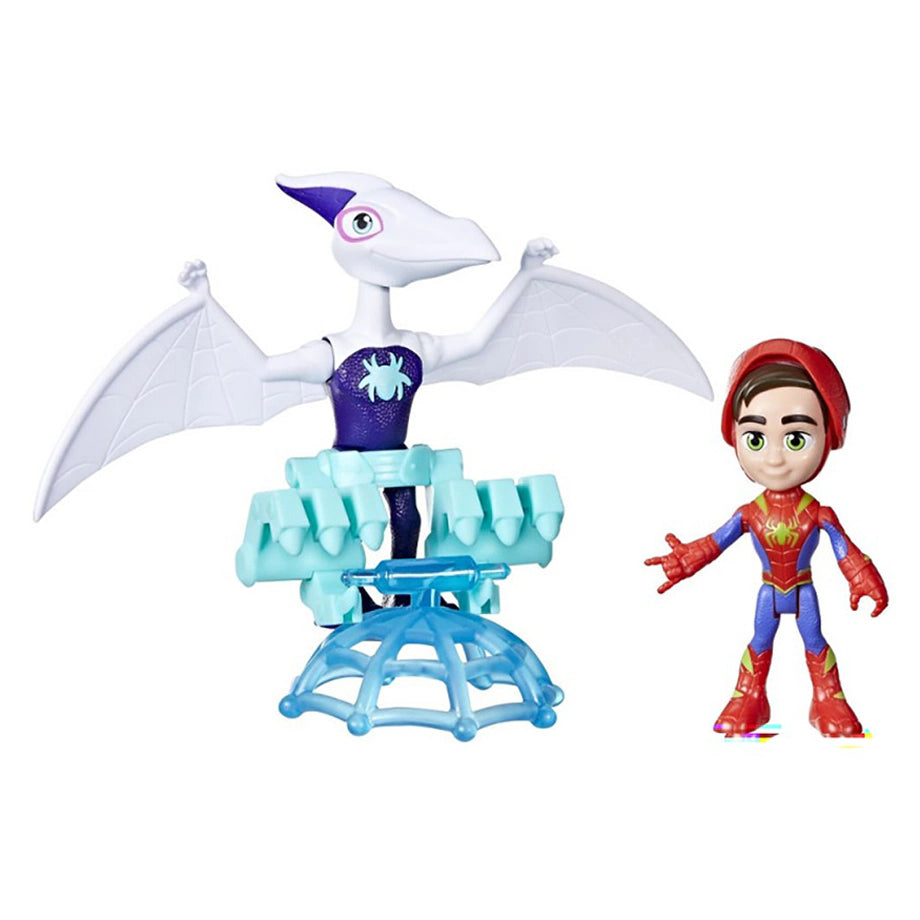 Disney Junior Marvel Spidey And His Amazing Friends Dino-Webs Ghostasaurus & Spidey Action Figure Set