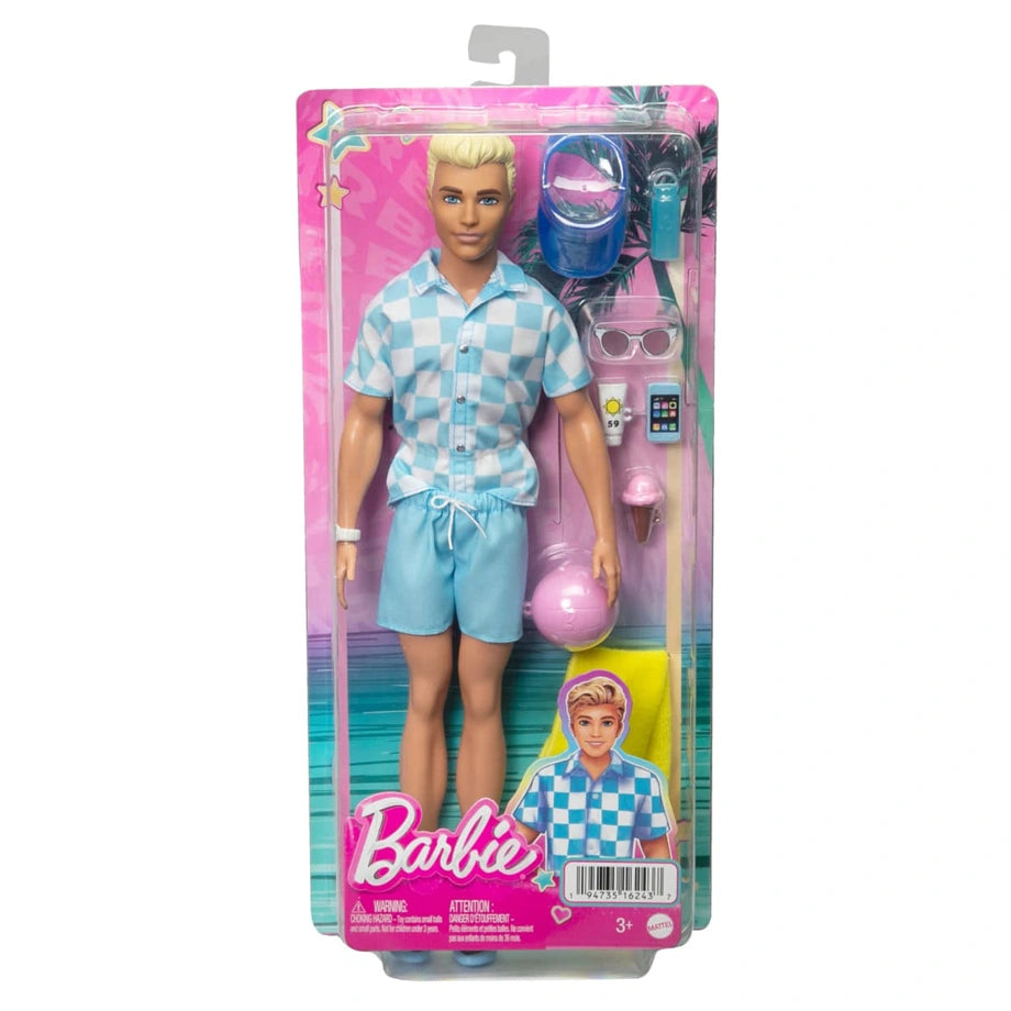 Barbie Beach Vibes Ken Doll Playset