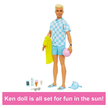 Barbie Beach Vibes Ken Doll Playset