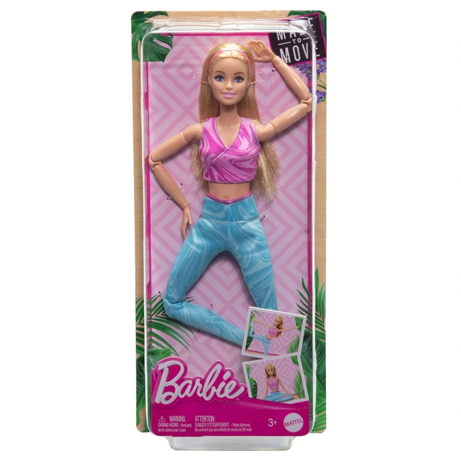 Barbie Made to Move Yoga Blonde Fashion Doll