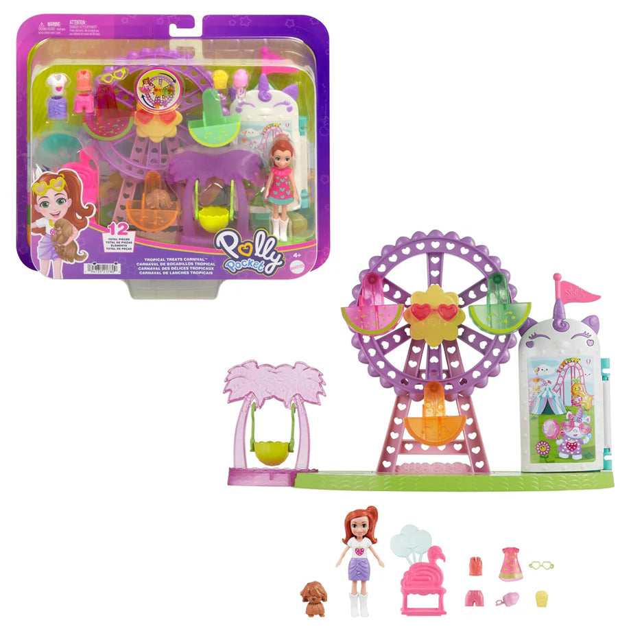 Polly Pocket Tropical Treats Carnival Playset (7.62 cm)