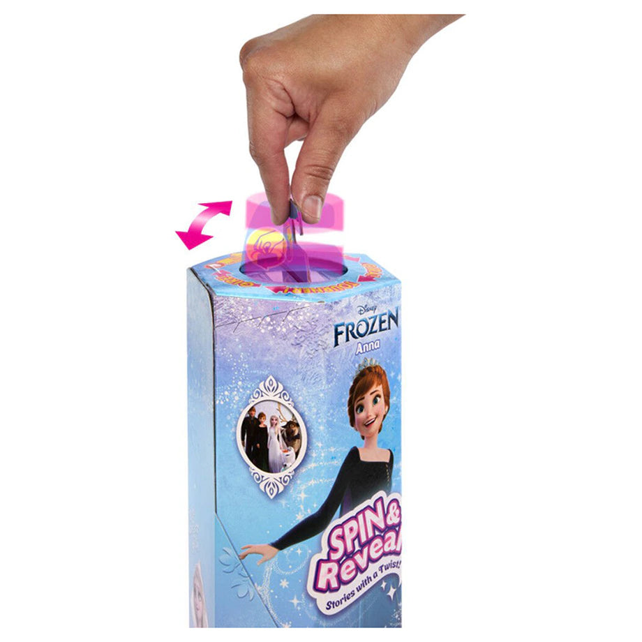 Disney Frozen Spin & Reveal Anna Fashion Doll & Accessories Set (11 Surprises)