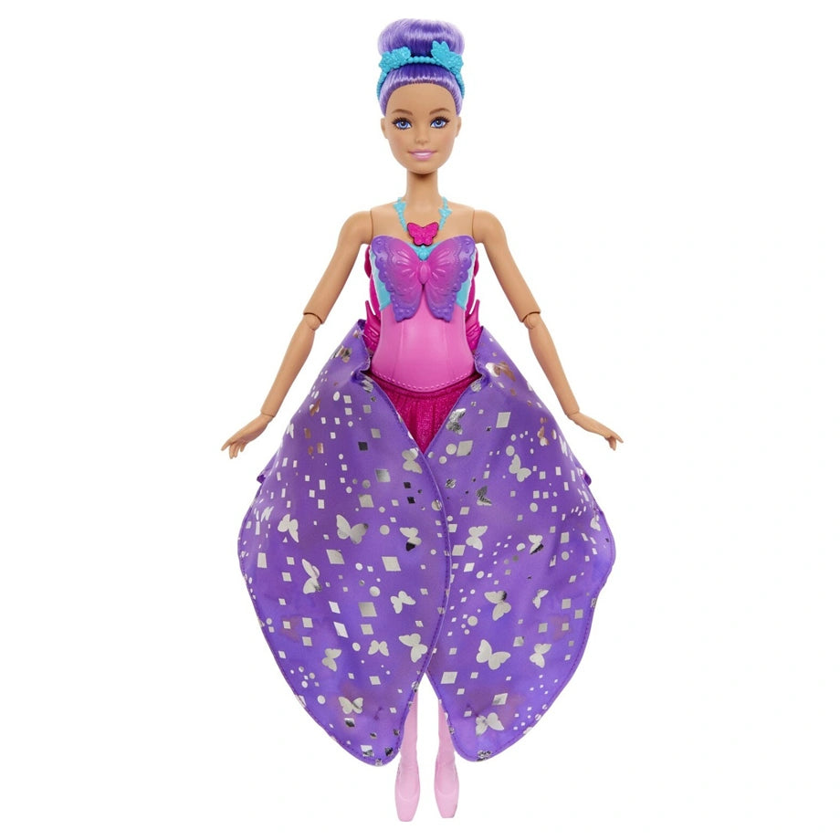 Barbie Dance and Flutter 2-in-1 Ballerina to Butterfly Doll