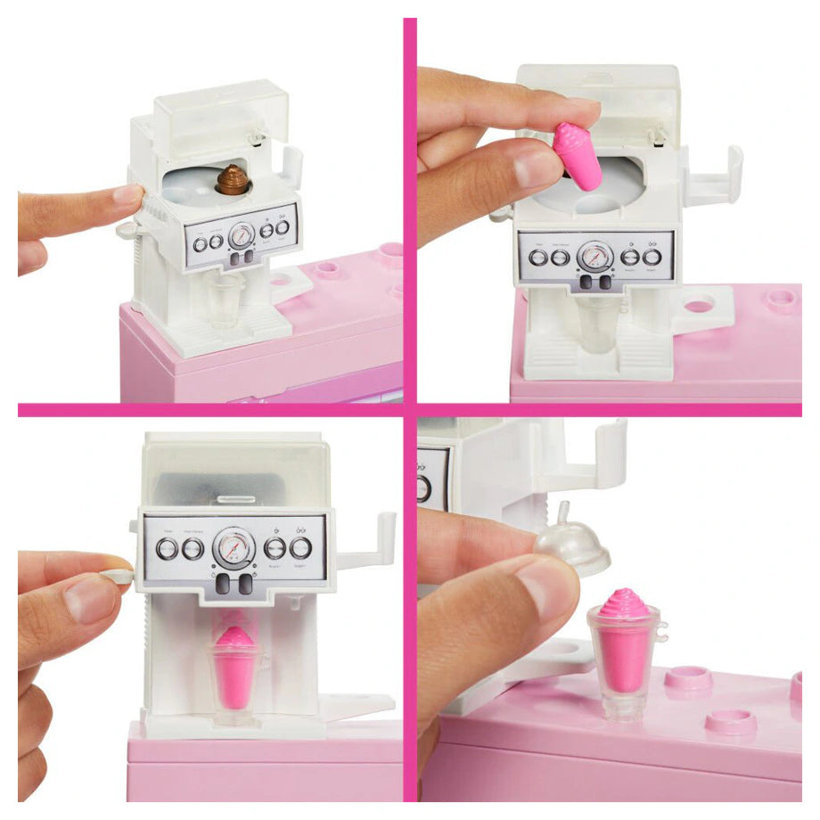 Barbie You Can Be Anything Coffee Shop Playset With 12 Accessories