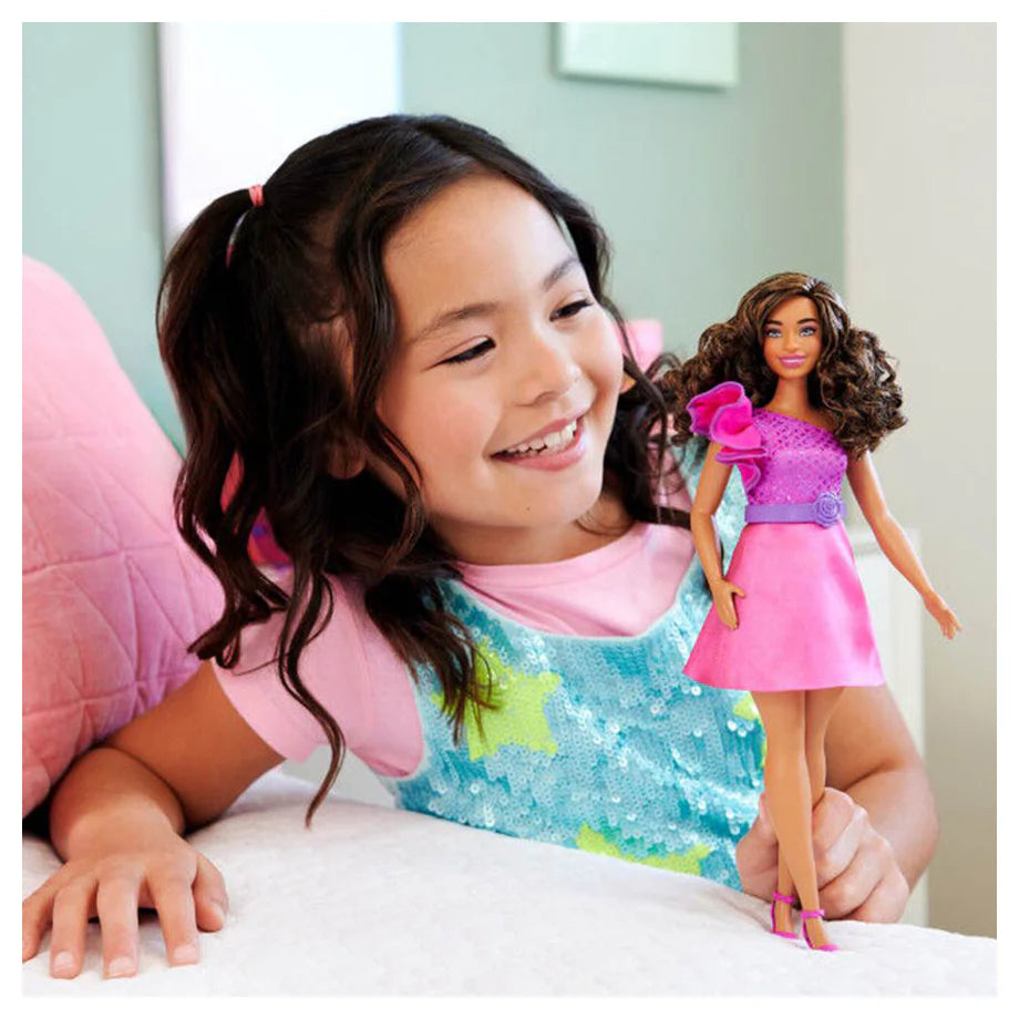 Barbie 65th Anniversary Curvy With Brown Hair Fashion Doll (30 cm)
