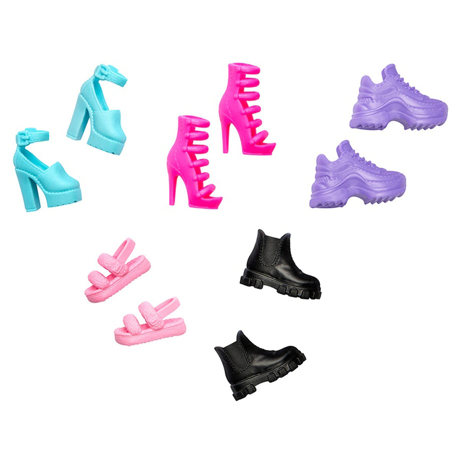 Barbie Fashion Accessories Shoe Pack (5 Pairs)