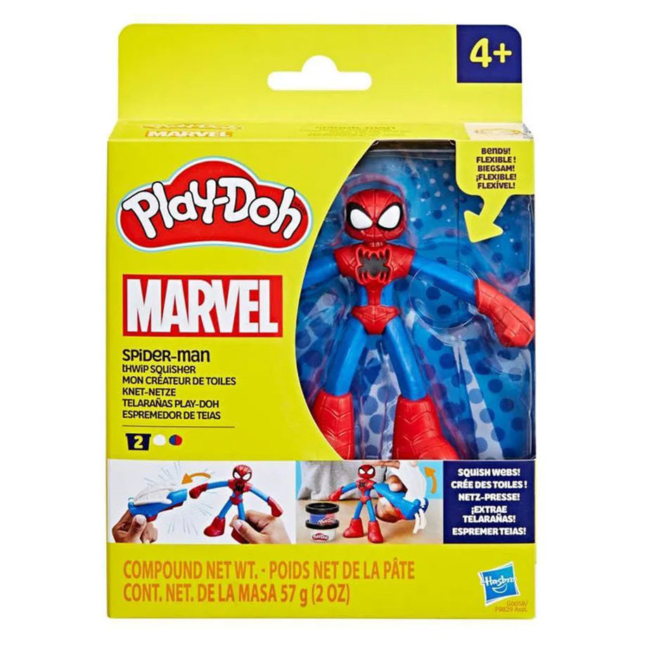 Play-Doh Marvel Spider-Man Thwip Squisher Compound Playset (57 g)