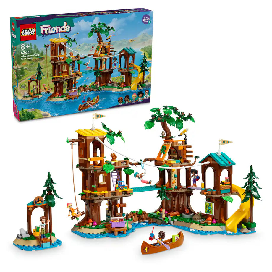 LEGO Friends Adventure Camp Tree House Playset 42631 Building Toy Set (1128 Pieces)
