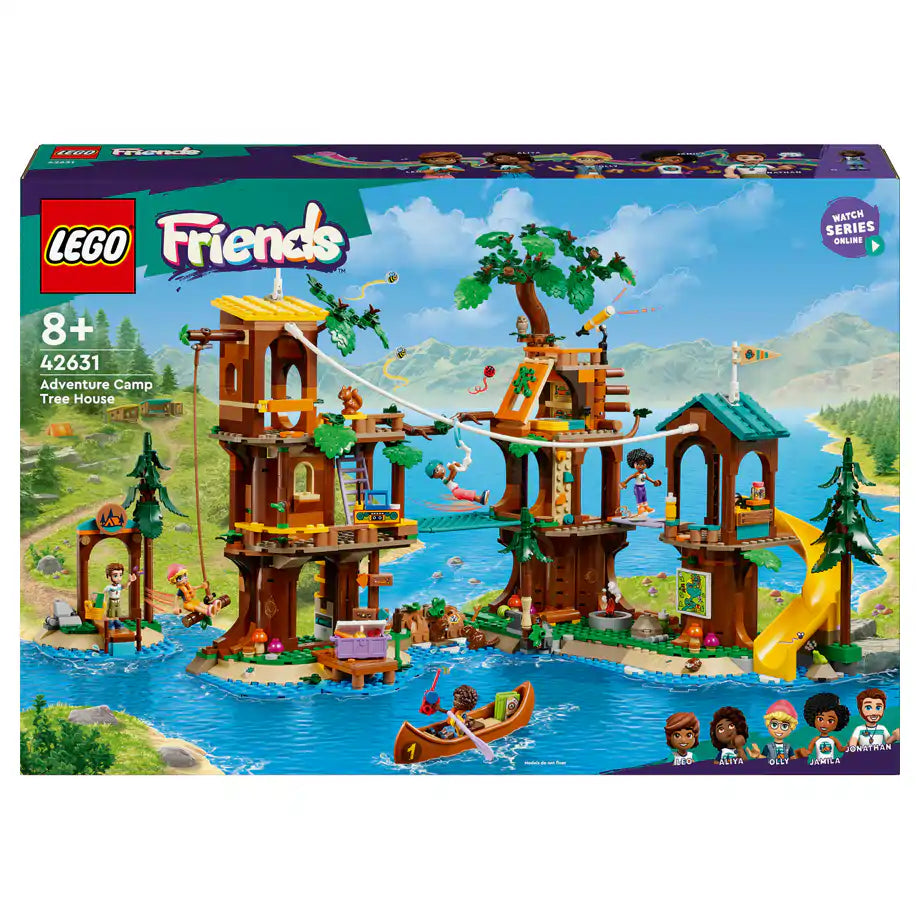 LEGO Friends Adventure Camp Tree House Playset 42631 Building Toy Set (1128 Pieces)