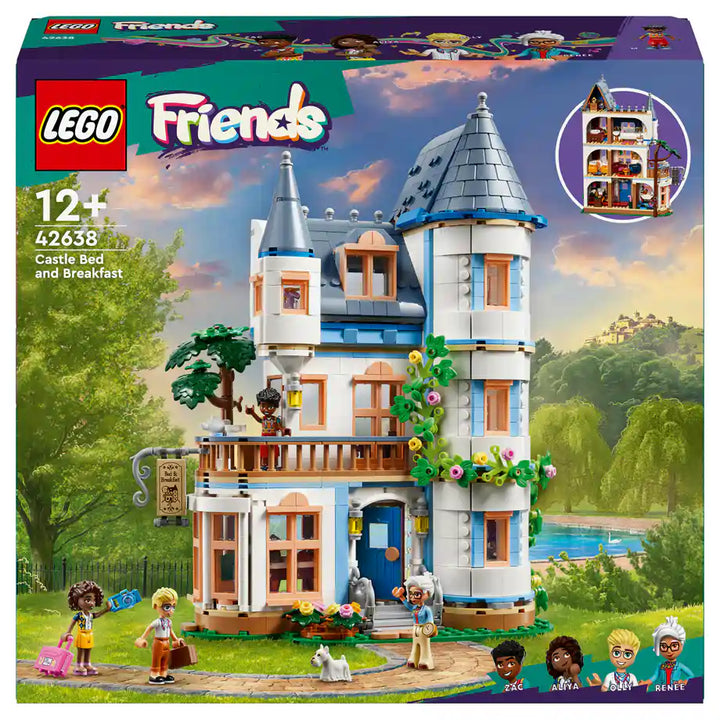 LEGO Friends Castle Bed and Breakfast Hotel Playset 42638 Building Toy Set (1311 Pieces)